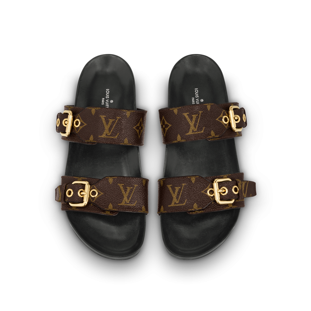 Louis vuitton bom store dia flat mule